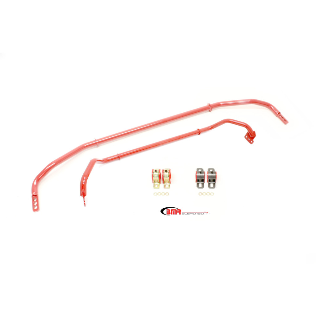 BMR 2010 5th Gen Camaro Front 4 Point Strut Tower Brace Red MAGG