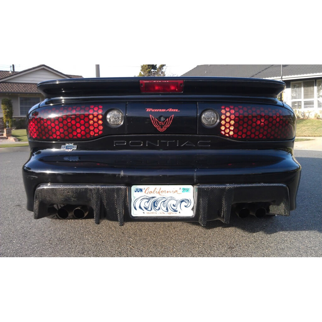 Trans-Am Gen 4 1993-2002 Rear Valance with CARBON FIBER Diffusers ...