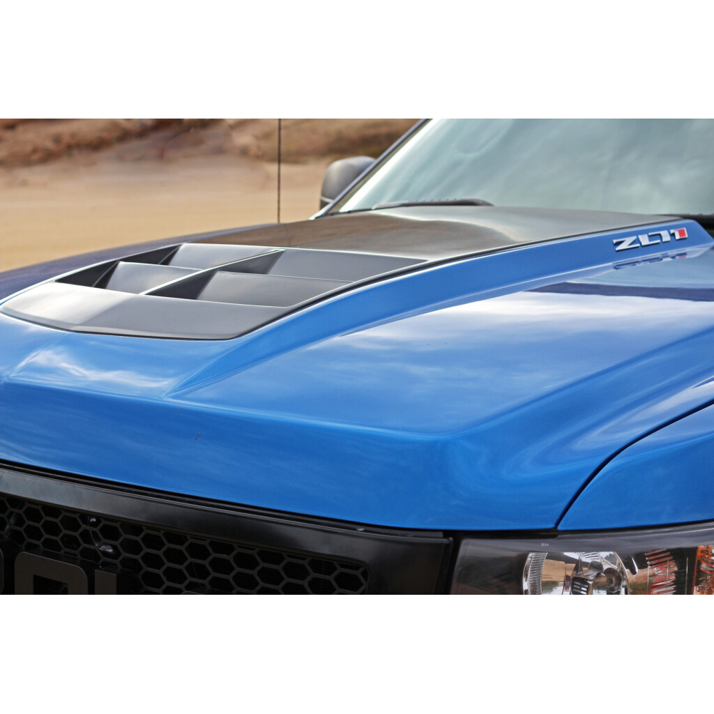 2007-2013 Silverado Zl1 Style Cowl Hood - Fiberglass 