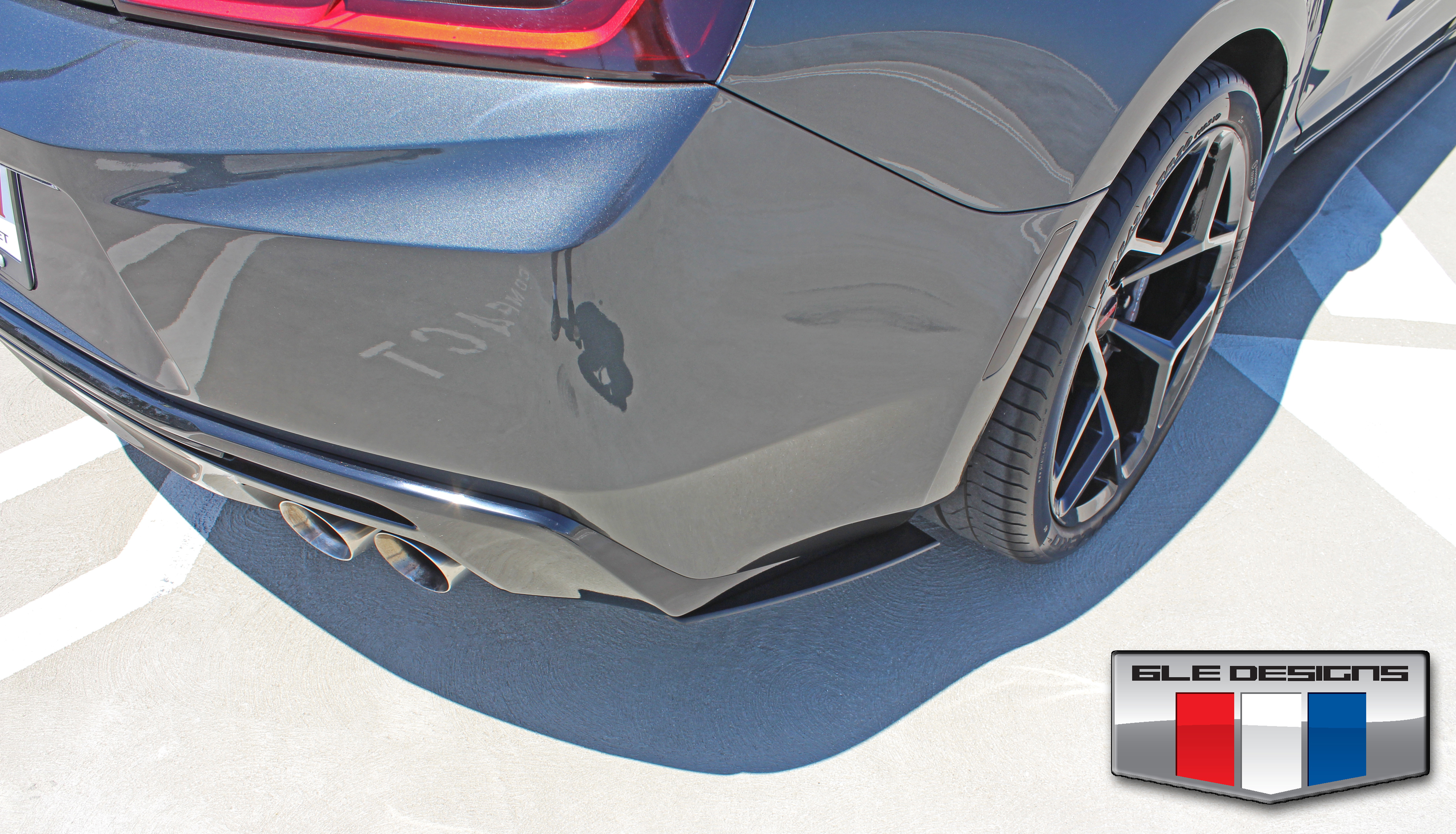 2016-18 Camaro SS RS Rear Bumper Splitters - ABS | MAGG Performance