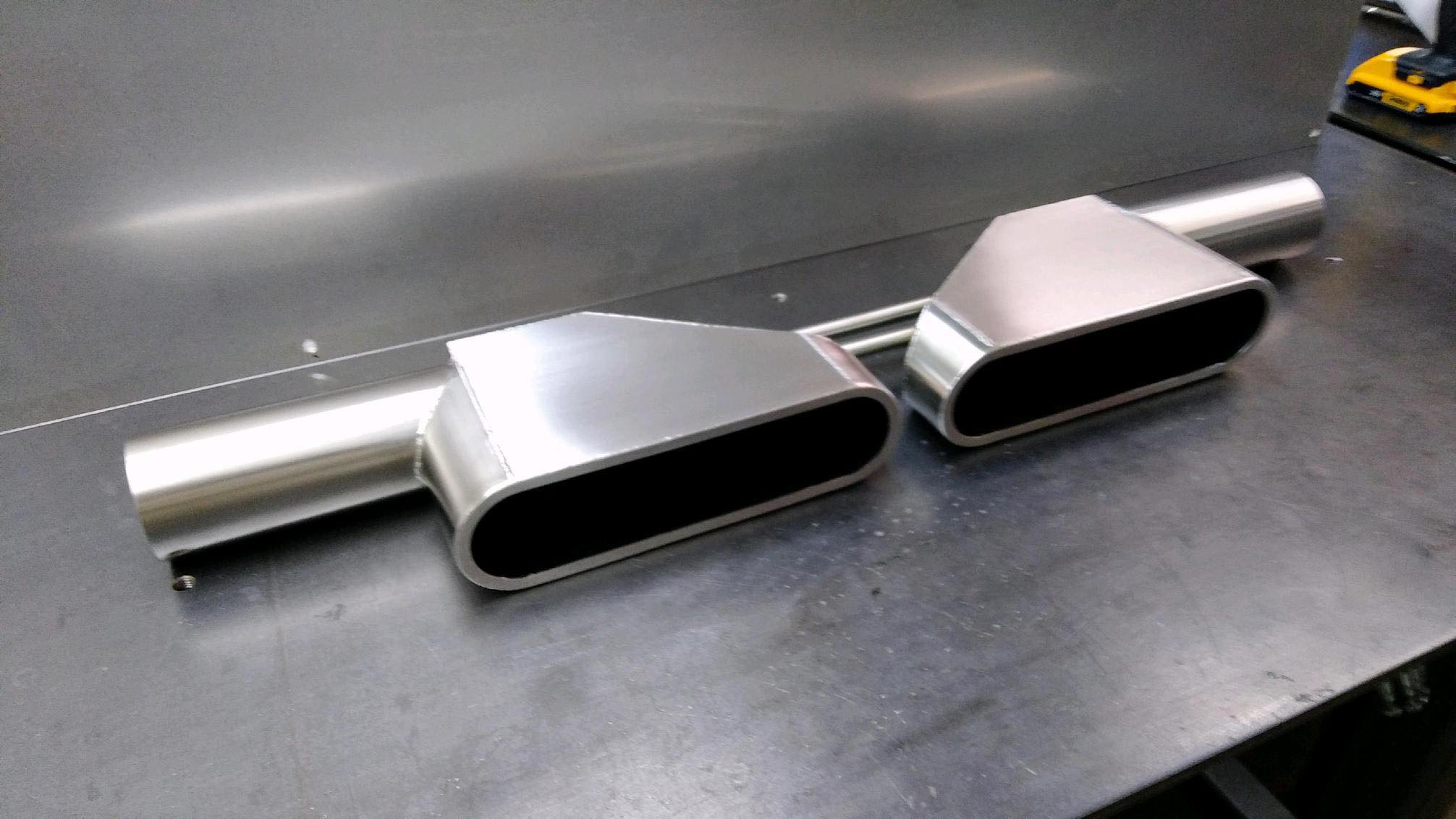 1993-2002 Camaro ″ or 3″ Stainless Steel CME Center Mount Exhaust Tips  with Lip | MAGG Performance